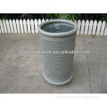 Rustproof & durable outdoor metal waste bins in direct factory price
